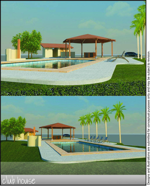 Club House and Pool Area