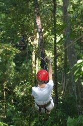 zip line at hacienda baru