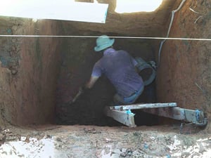 depth of footing 