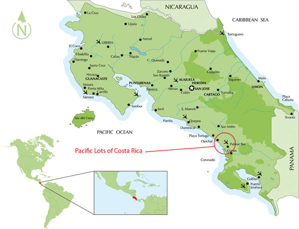 Map of Costa Rica