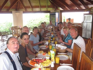 Costa Rica Property tour meal