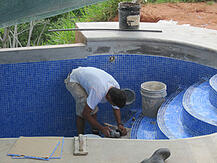 new pool construction