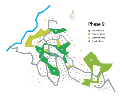 Phase 9 site map and prices