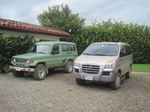 Costa Rica Homes Tour Vehicles