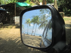 I noticed this view in my rear view mirror