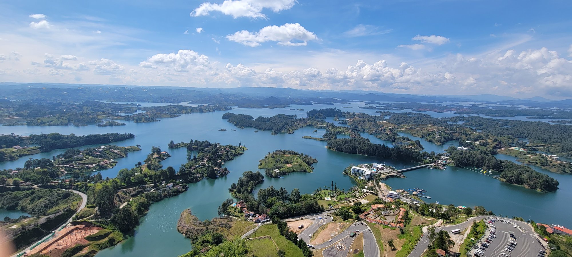 View from El Penol, Guatape, Colombia